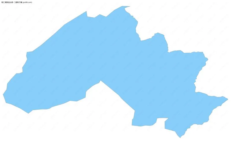 二棚甸子镇边界地图