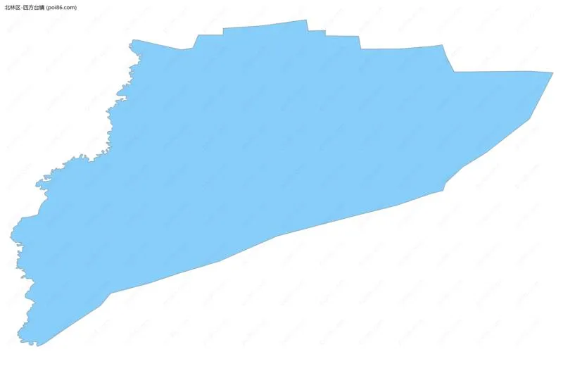 四方台镇边界地图