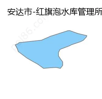 红旗泡水库管理所边界地图