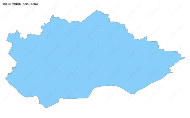 涡南镇边界地图