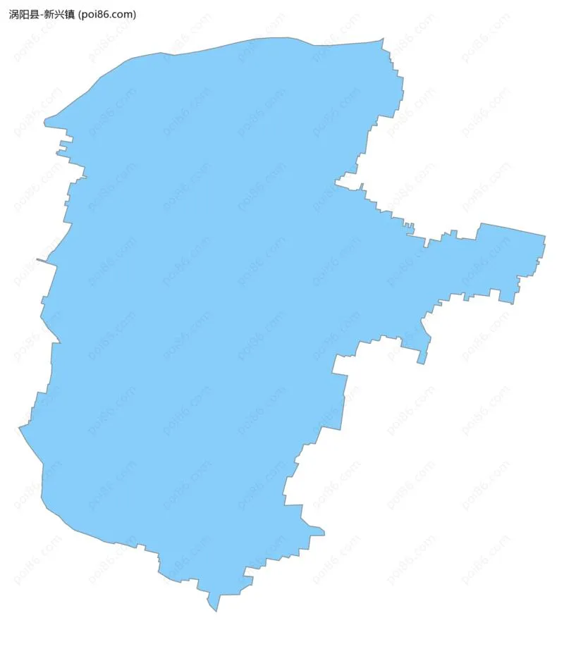 新兴镇边界地图