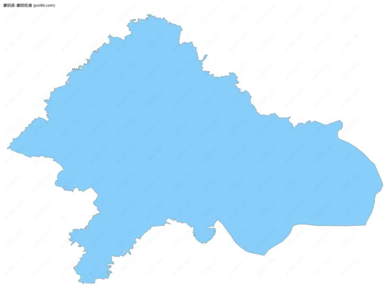 蒙阴街道边界地图