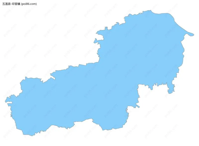 叩官镇边界地图