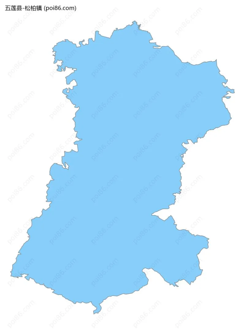 松柏镇边界地图