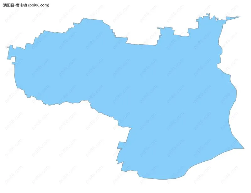 曹市镇边界地图