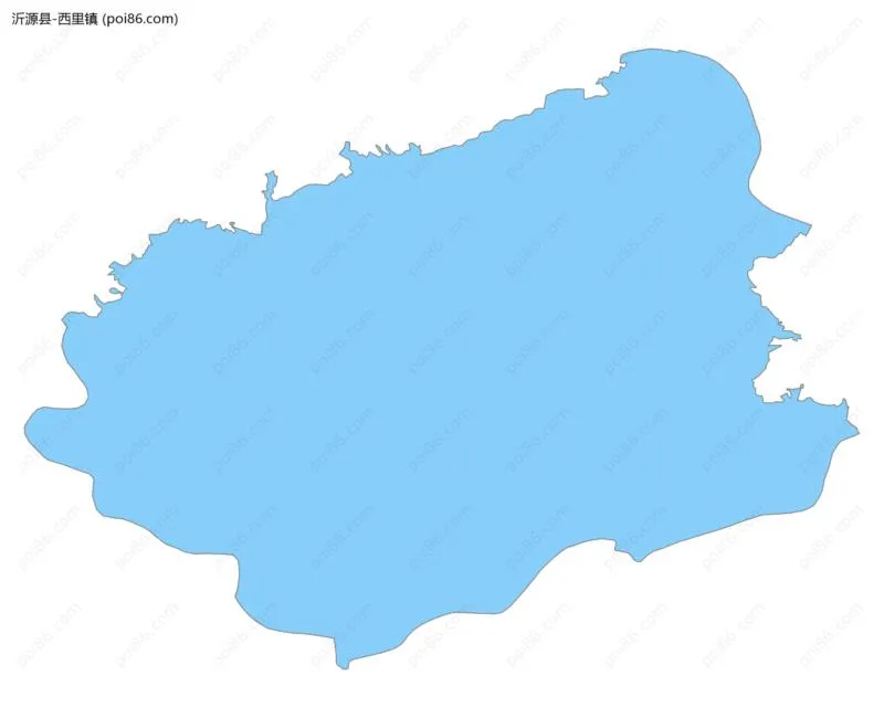 西里镇边界地图