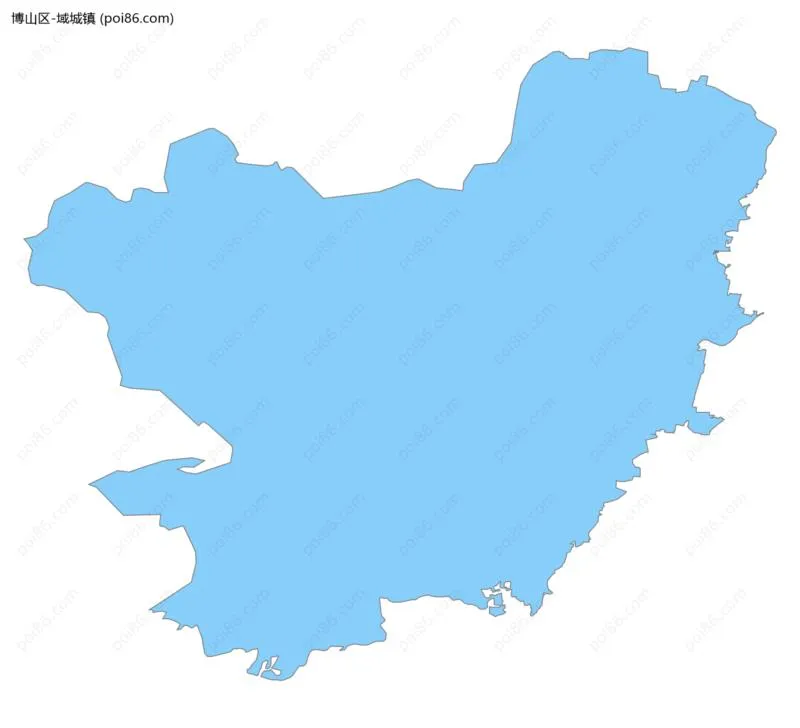 域城镇边界地图