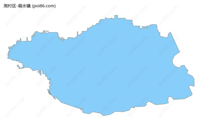 萌水镇边界地图