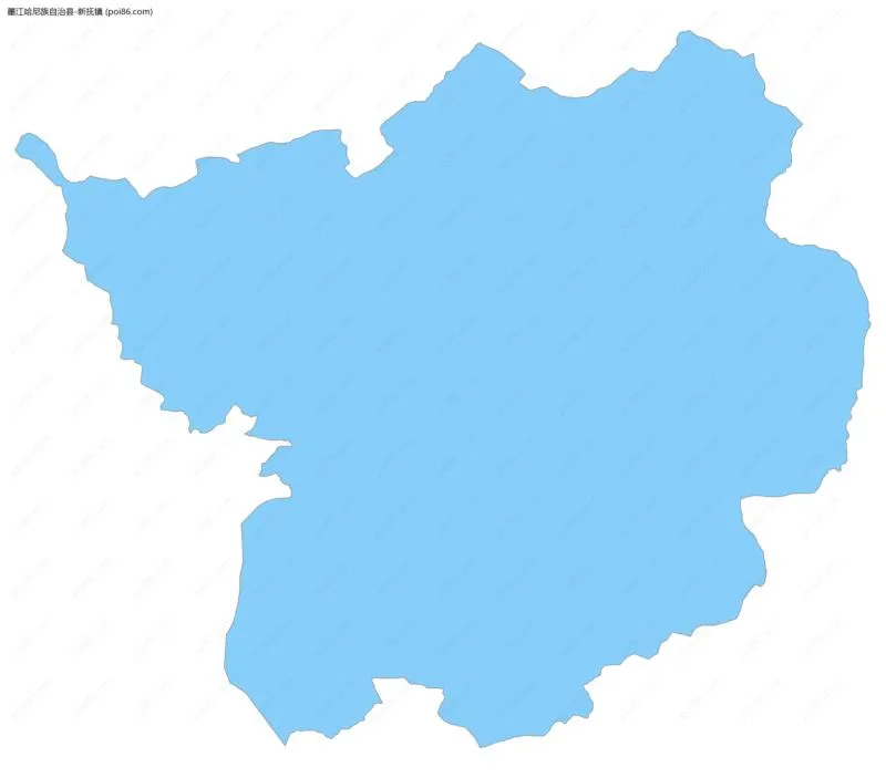 新抚镇边界地图