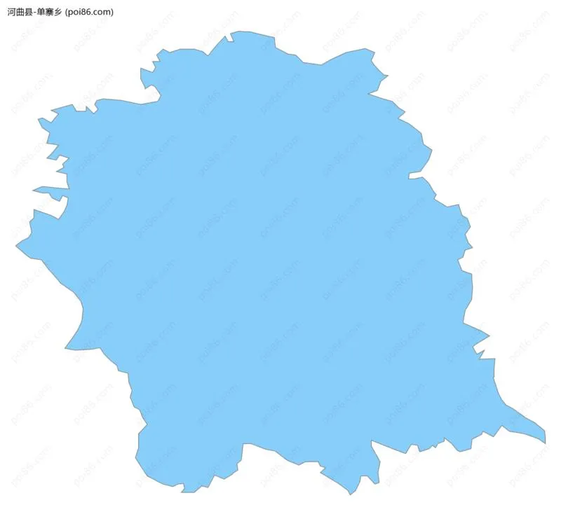 单寨乡边界地图