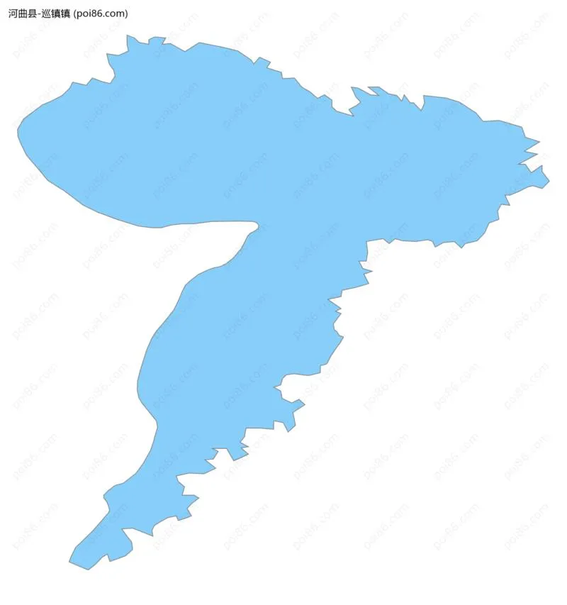 巡镇镇边界地图