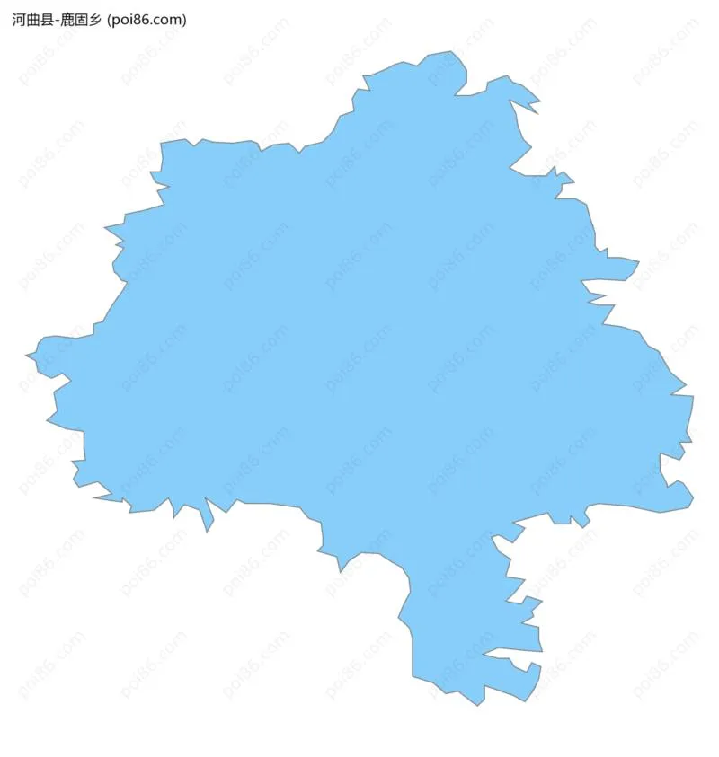 鹿固乡边界地图