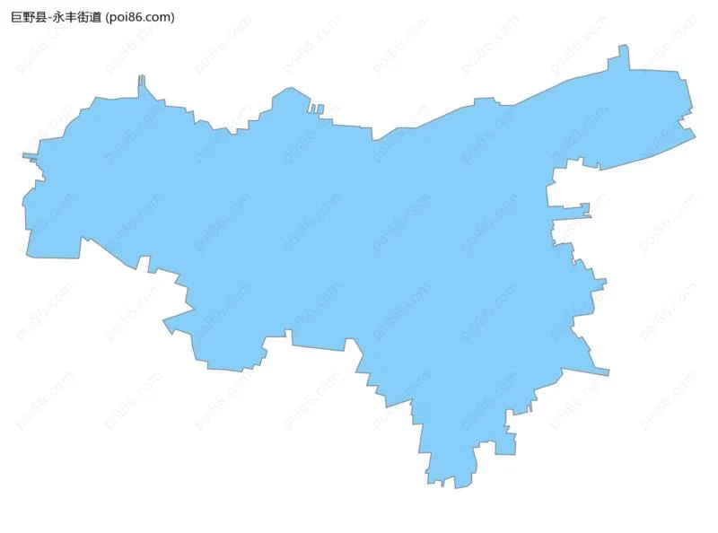 永丰街道边界地图