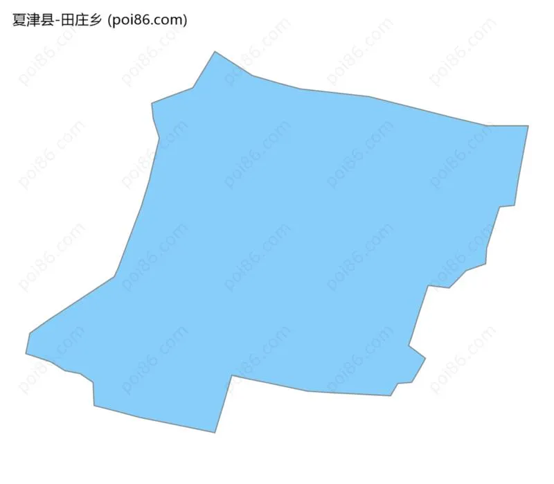 田庄乡边界地图