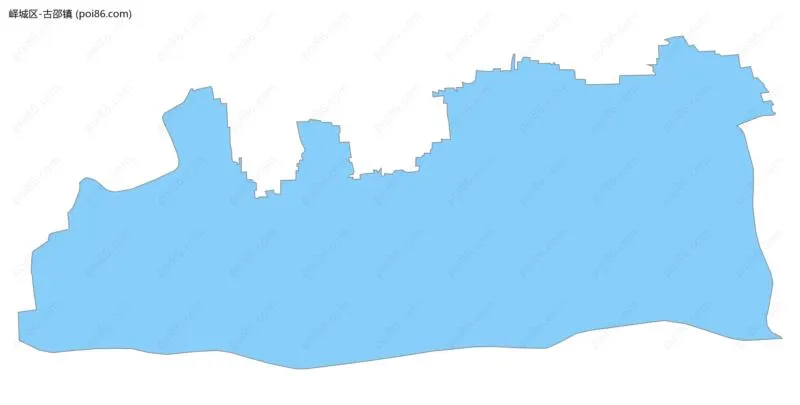 古邵镇边界地图