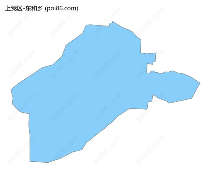 东和乡边界地图