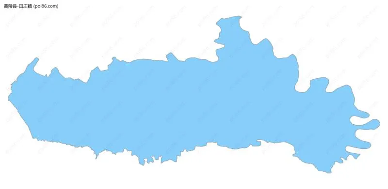 田庄镇边界地图