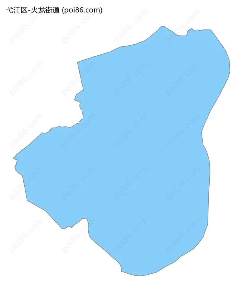火龙街道边界地图