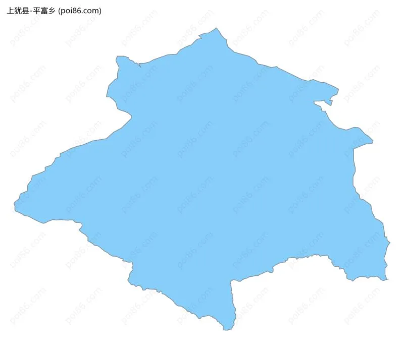 平富乡边界地图