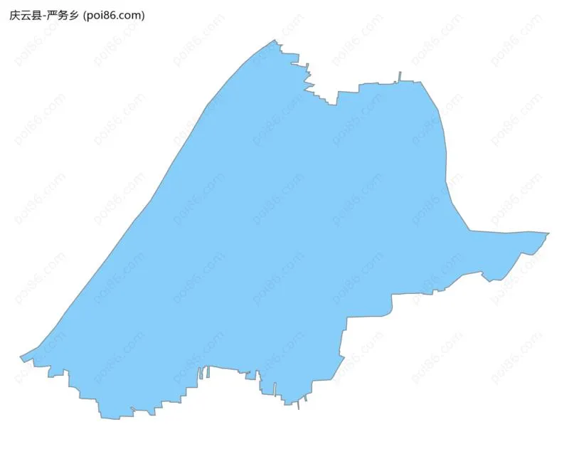 严务乡边界地图