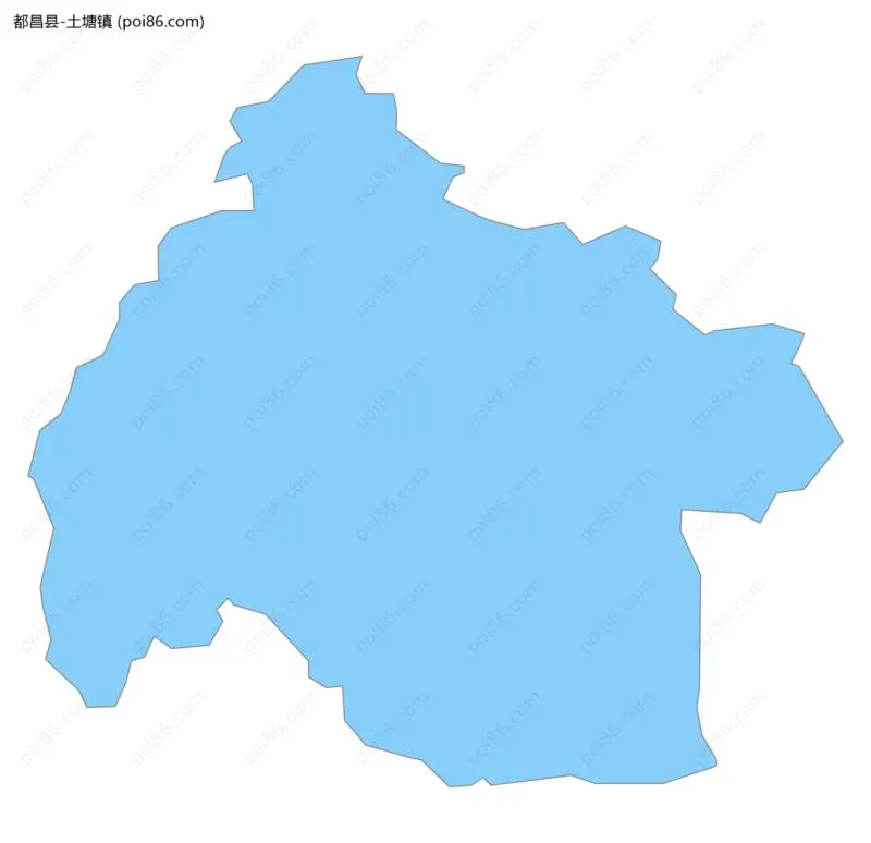 土塘镇边界地图