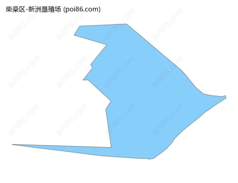 新洲垦殖场边界地图