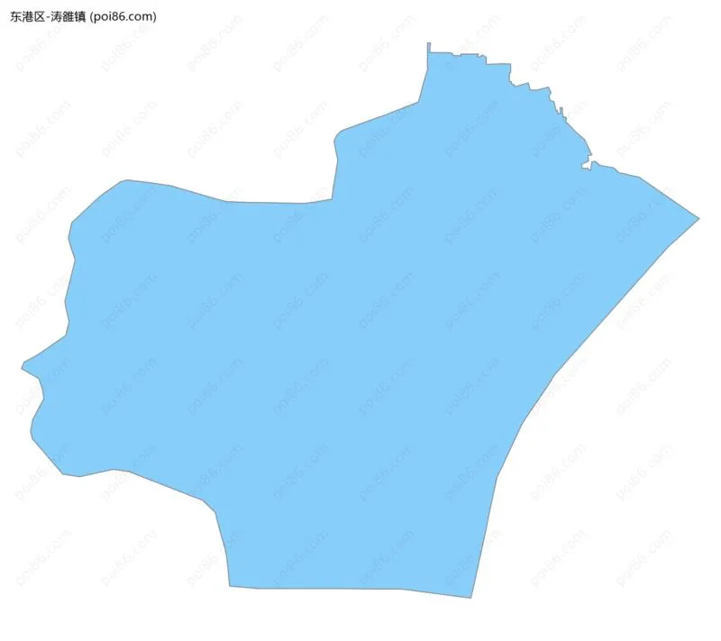 涛雒镇边界地图