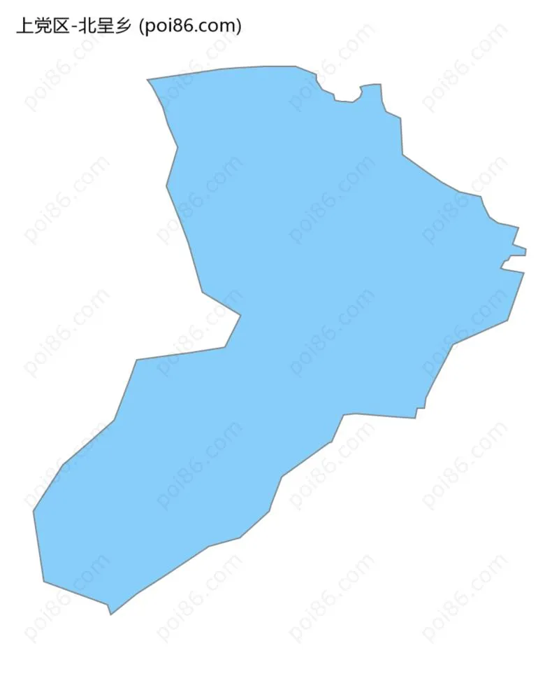 北呈乡边界地图