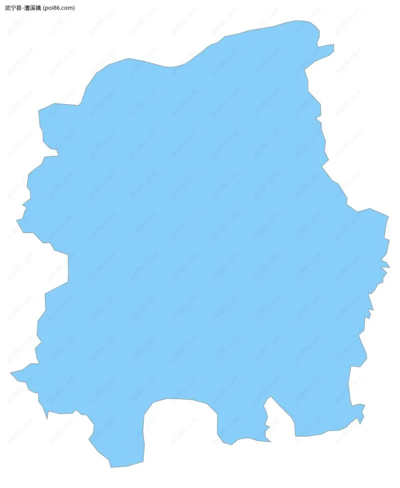 澧溪镇边界地图