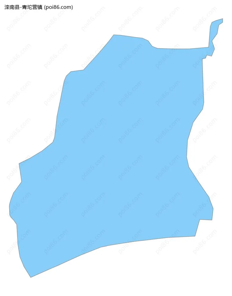 青坨营镇边界地图