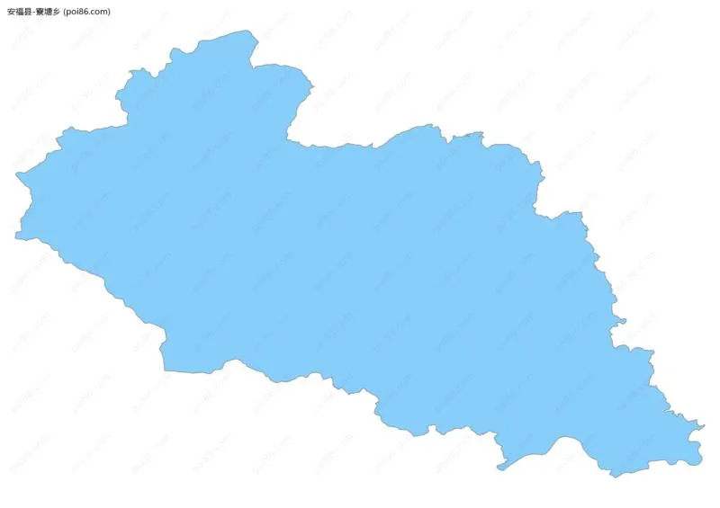 寮塘乡边界地图