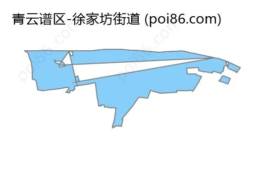 徐家坊街道边界地图