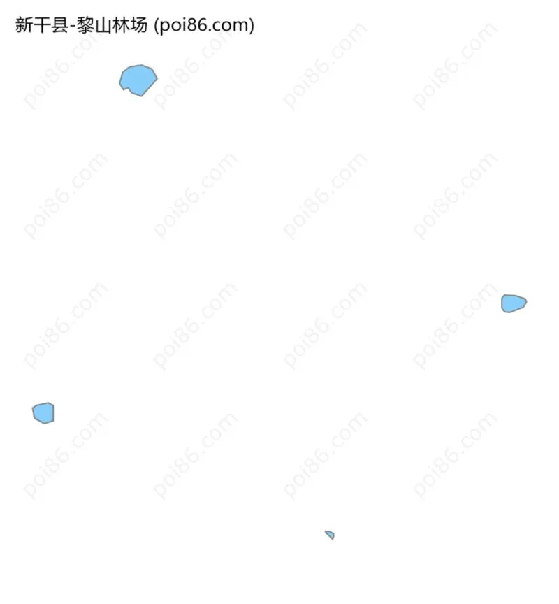 黎山林场边界地图