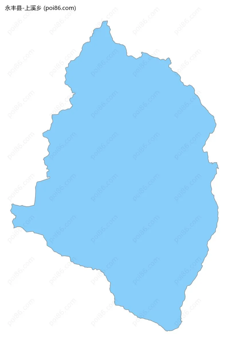 上溪乡边界地图