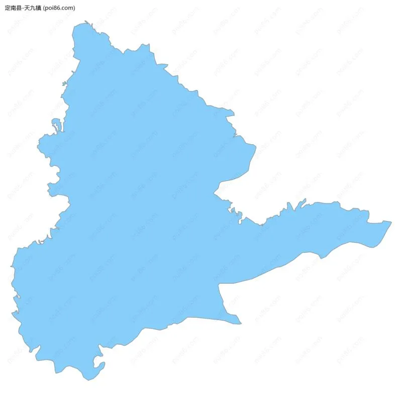 天九镇边界地图