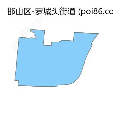 罗城头街道边界地图