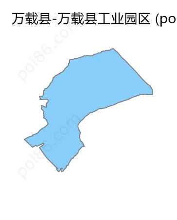 万载县工业园区边界地图