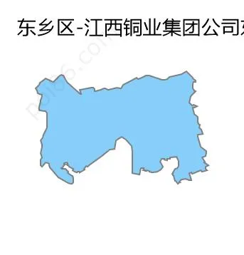 江西铜业集团公司东同矿业有限责任公司边界地图