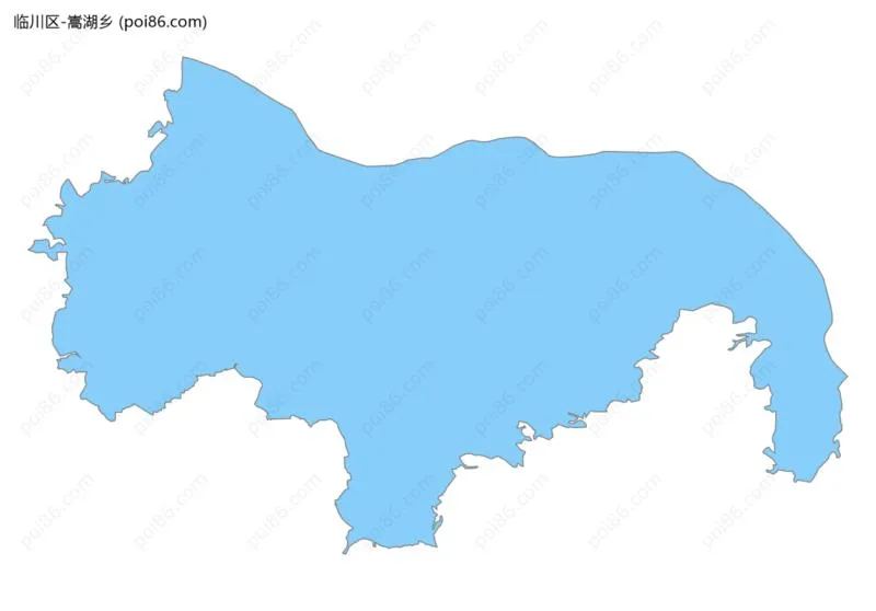 嵩湖乡边界地图