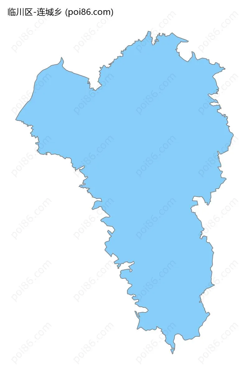 连城乡边界地图