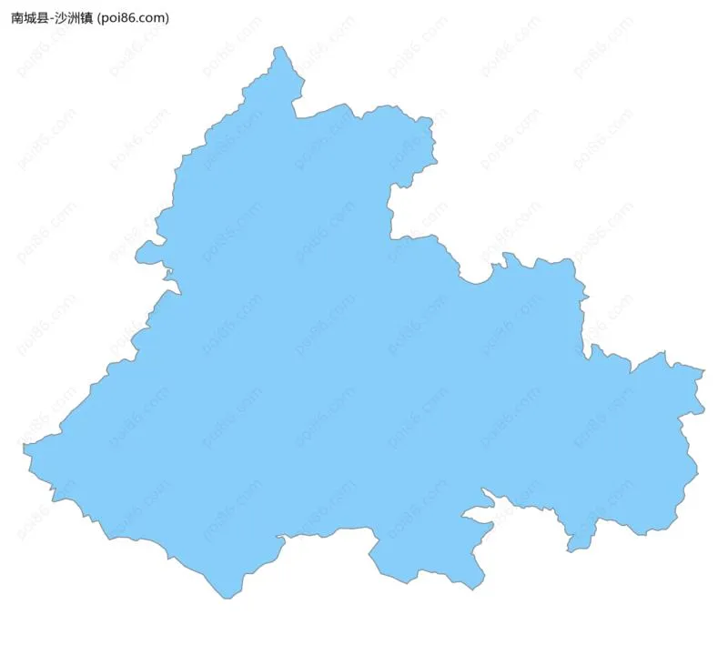 沙洲镇边界地图