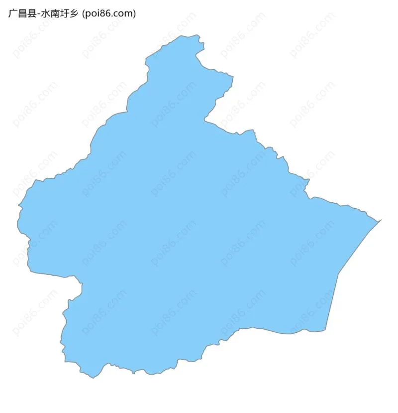 水南圩乡边界地图