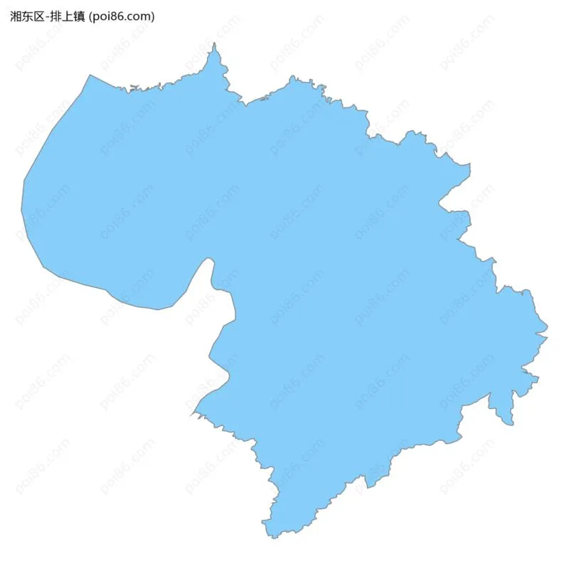 排上镇边界地图