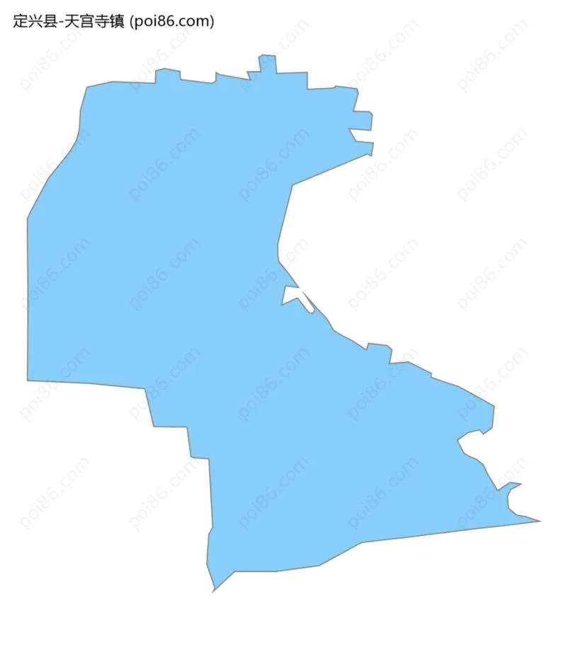 天宫寺镇边界地图