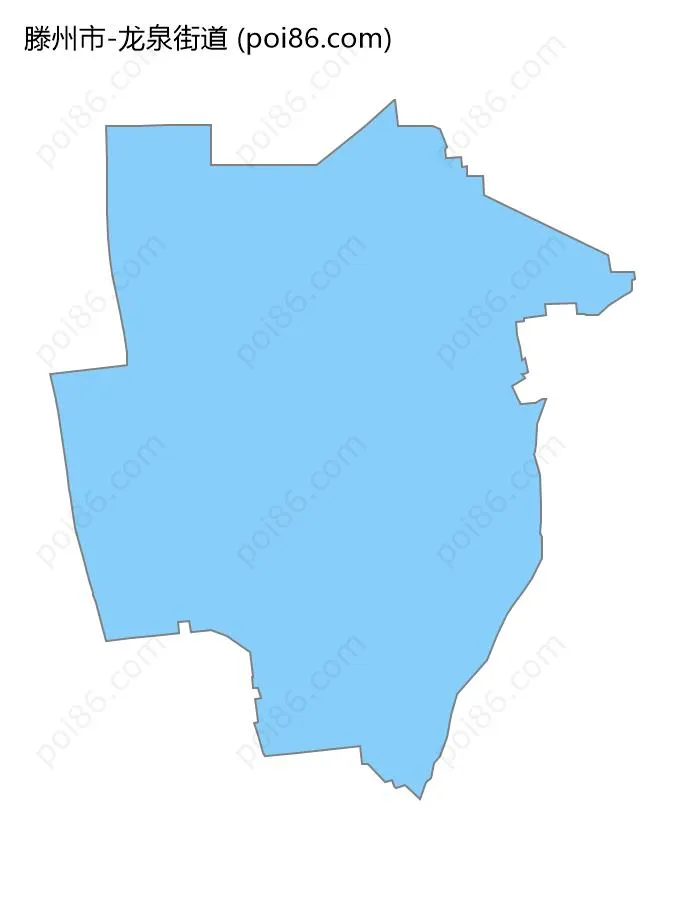 龙泉街道边界地图